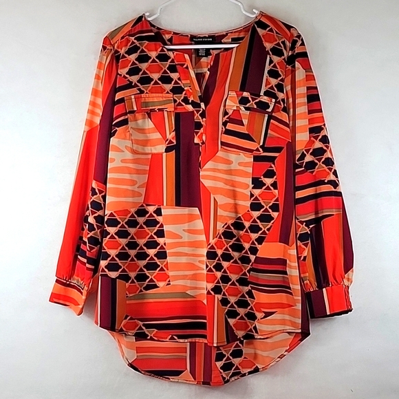 NWOT Valorie Stevens Long Sleeve  Pullover Blouse Size M - Picture 1 of 9